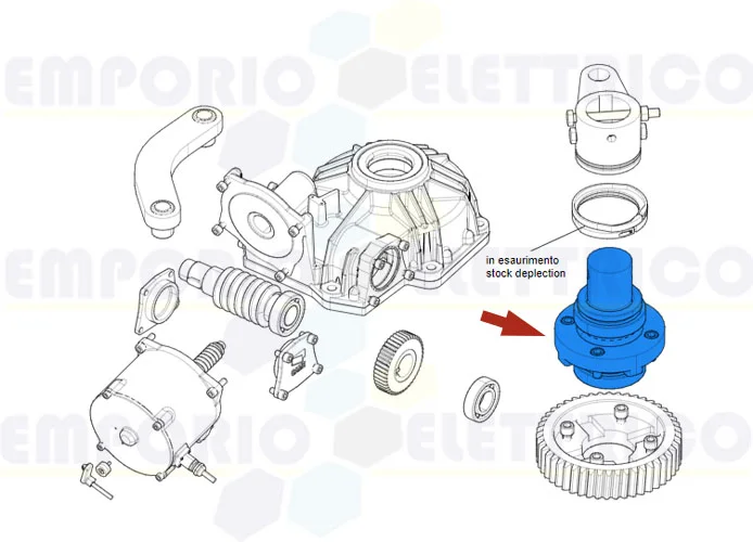 came spare part of the slow shaft for frog plus 119ria112