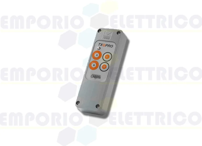 cardin transceiver bidirezionale a 4 funzioni 433mhz txqpro504bd-4