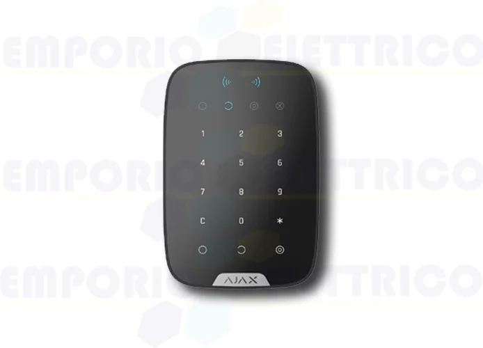 ajax white wireless touch keyboard keypad plus 38253