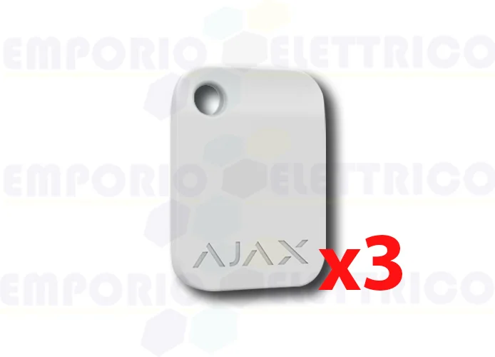 ajax keychain contactless white tag (3 pieces) 38232