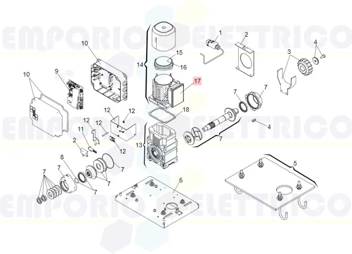 faac ricambio alimentatore per elettrofreno 884 63003172