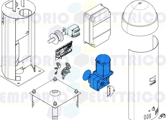 came spare part gearmotor cat-x24 24v 119rix024