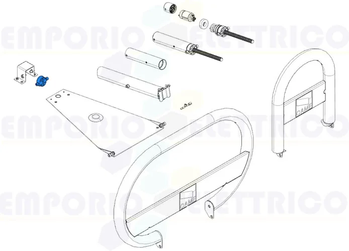 came ricambio tappo motoriduttore unipark 119riu004