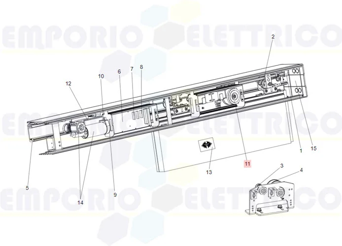 faac ricambio trasf.toroidale 230v/100va 930/940 7501295