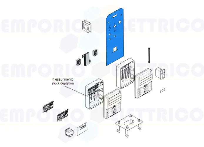 came spare part screen-printed front panel pse5000 119rig311