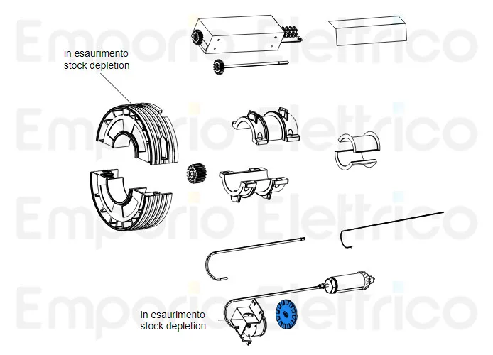 came spare part brake disc - h1003 h2003 119rih038