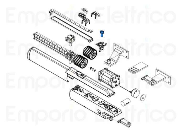 came spare part 2 pcs trilobal key 119riy077